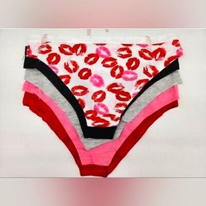 NWT Juicy Couture 5 pack women's Medium Stretch Cotton panties